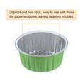 thumbnail image 4 of Grass Green Cupcake Cups, 25pcs 66x36x85mm Aluminum Foil Standard Cupcake Liners, 4 of 6