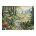 thumbnail image 5 of Orinice Mushrooms Tapestry Wall Hanging Unique Style for Home Wall Decor Art Living Room Bedroom Dorm 60x50inch, 5 of 6