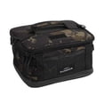 thumbnail image 1 of Bolsa de almacenamiento para camping, bolso de mano compacto multiusos con cremallera, resistente, para pesca. Negro con patrones, 1 of 9
