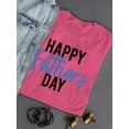 thumbnail image 3 of Fathers Day Calligraphy Shaped T-Shirt Women -Image by Shutterstock, Female XX-Large, 3 of 4