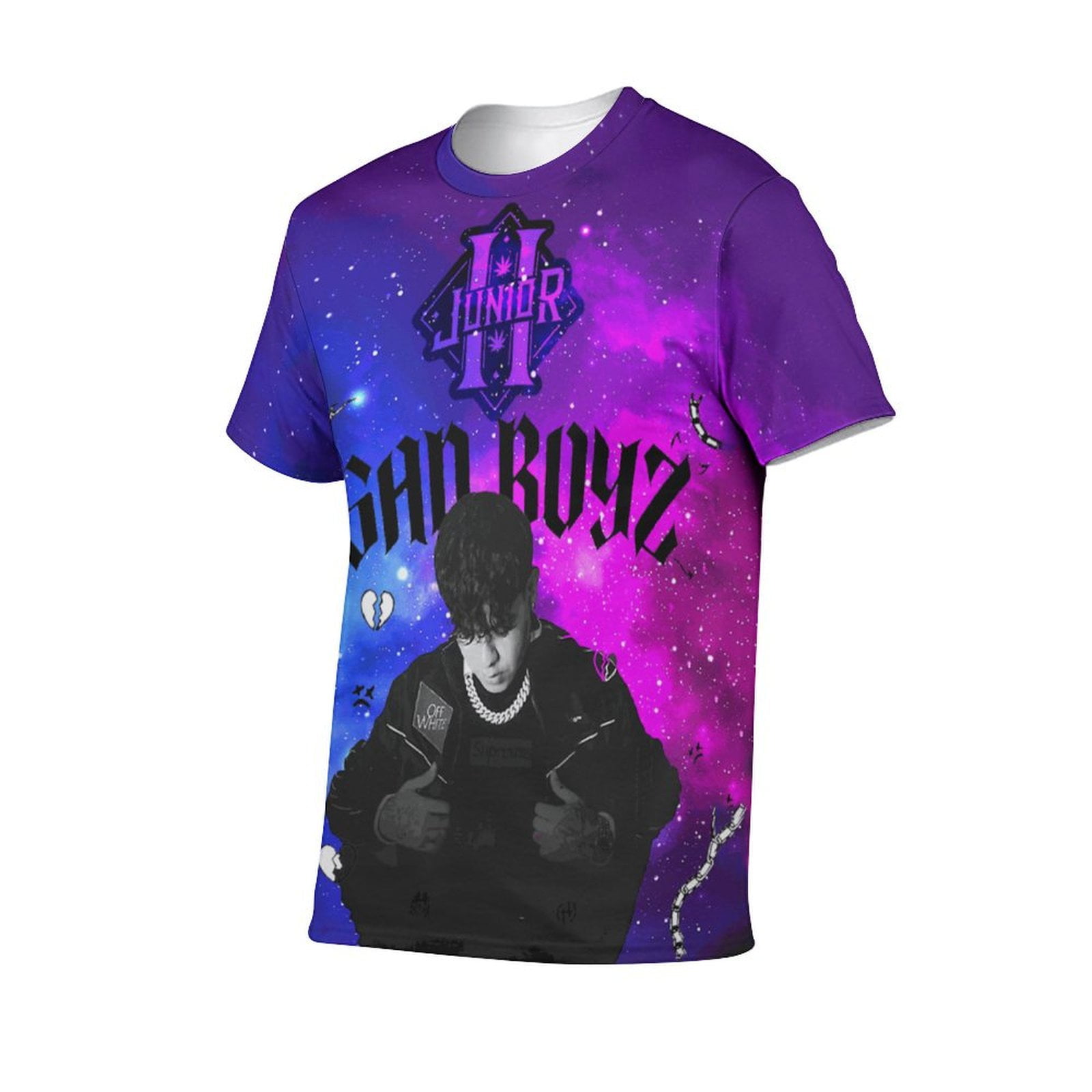 Junior H Merch $AD Boyz Unisex T-Shirt for Men and Women 3D