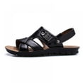 thumbnail image 2 of Men's Genuine Leather Classic Open Toe Sandals, 2 of 4
