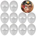thumbnail image 4 of Máscara Papel para Pintar Facial Completa 10 Piezas Superficie Lisa Creativa Hombres Y Mujeres, 4 of 9