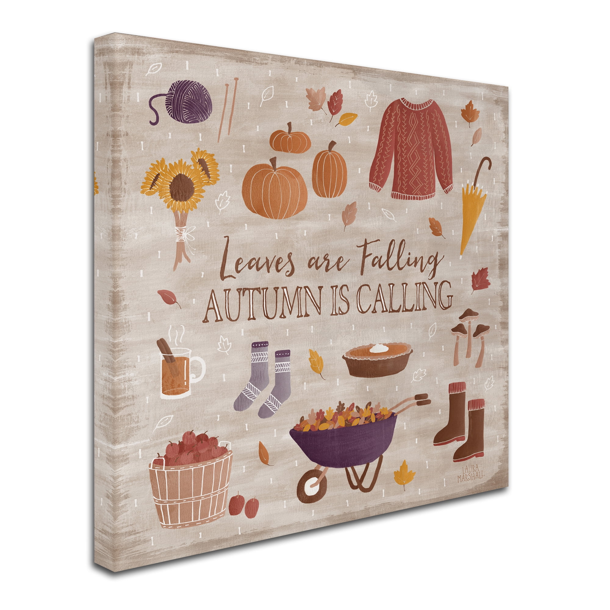 Trademark Fine Art 'Autumn Enchantment I' Canvas Art by Laura Marshall