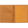 thumbnail image 5 of Succor Genuine Leather Business Portfolio Organizer-Professional Card Padfolio-Leather Binder-Document Holder-Resume Folder-A4 PAD Folio for Men and Women-13”x10”-Tan, 5 of 8