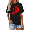 thumbnail image 2 of FASHOFT Valentines Shirts for Matching Couples Womens Long Sleeve Shirt Valentines Day Gifts for His and Her Black M, 2 of 5