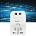 thumbnail image 1 of International Power Adapter, Universal Travel Adapter Dual USB Ports Small Multifunction Maximum 1500W  for Most Of Countries, 1 of 7