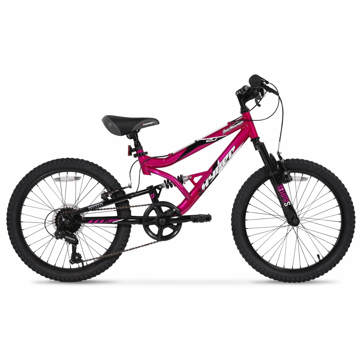 Hyper 20" Girl's Steel Mountain Bike, 7 speed twist shifters