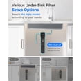 thumbnail image 6 of Waterdrop 15UA-UF 0.01 μm Ultra Filtration Under Sink Water Filter System, 2 Years, Reduces Lead, Chlorine, Bad Taste & Odor, 6 of 9