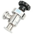 thumbnail image 1 of LAFGUR KF25 Stainless Steel High Vacuum Manual Right Angle Bellow Isolation Valve HQ, 1 of 8