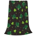 thumbnail image 2 of Fuzoiu St. Patrick's Day8 Print Ultra-Soft Micro Fleece Blanket,All Seasons Flannel Throw, Lightweight Blanket for Bed, Sofa, Couch, Movie Night, Camping, and Travel-50"x40", 2 of 7