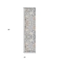 thumbnail image 4 of 5' x 8' Gray and Ivory Abstract Area Rug, 4 of 11