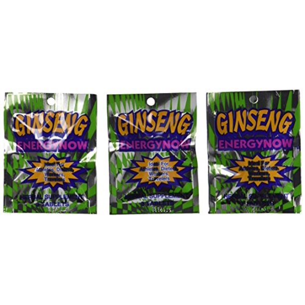 Handy Solutions Ginseng Energy Now, 3 tab Packages (Pack of 24