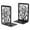 Black, variant on Book Ends Metal Bookends For Shelves Heavy Duty Bookend Shelf Holder Supports Home