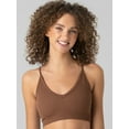 thumbnail image 5 of No Boundaries Women's Seamless Ribbed Triangle Bralette, Sizes XS-XXXL, 5 of 9