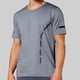 thumbnail image 2 of Camiseta ligera de seda helada con cuello redondo para hombre - Top de verano holgado y transpirable, 2 of 4
