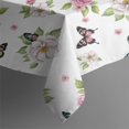 thumbnail image 4 of Pioneer Flower Floral Print Pattern Rectangle Tablecloth 60"x102", Waterproof Polyester Table Cloth, Wipeable Spillproof for Dining Camping Indoor Outdoor, 4 of 6