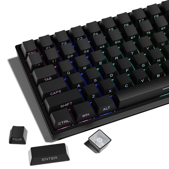Juego de 136 teclas Keycaps XVX PBT Side Print para teclado mecánico