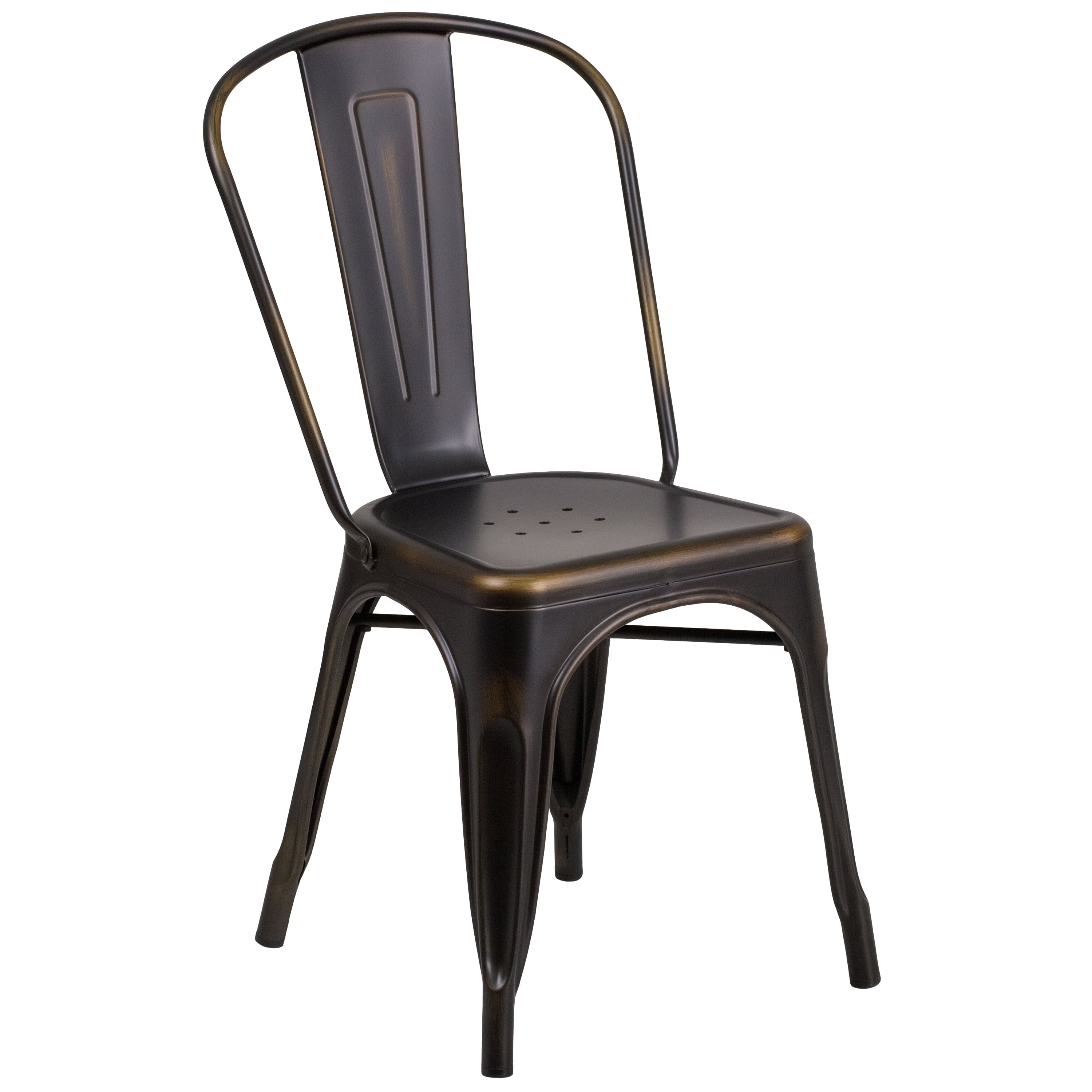 Copper metal chairs new arrivals