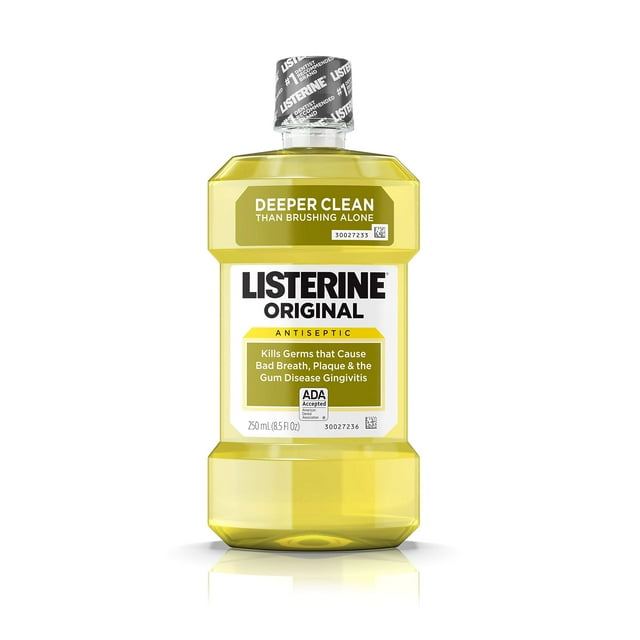 Enjuague bucal Listerine Original Oral Care, antiséptico, 250 ml