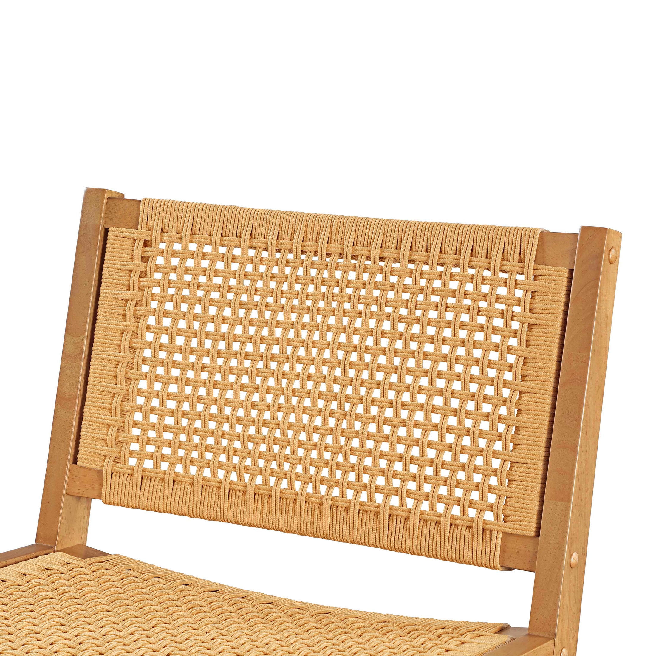 Better Homes & Gardens Vista Woven Accent Chair, Light Honey Finish