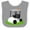 Heather and White, variant on Inktastic Golf Cart Golfing Boys or Girls Baby Bib