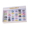 thumbnail image 4 of 36 anillos para niñas pequeñas, anillos para vestir con estuche de exposición, anillos de dibujos animados para rellenos de bolsas de regalos, regalos, 4 of 8