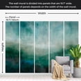 thumbnail image 3 of Abstract Wallpaper Wall Mural - Malachite Landscape, 3 of 5