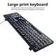 thumbnail image 3 of Teclado Con Cable, Teclado Con Cable USB Impresión Grande Estándar Alta Visibilidad 104 Teclas Para Dormitorio Para Ancianos Para El Hogar, 3 of 7
