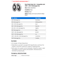 thumbnail image 2 of Rear Brake Rotor Set - Compatible with 2009 - 2016 Volkswagen Eos 2010 2011 2012 2013 2014 2015, 2 of 2