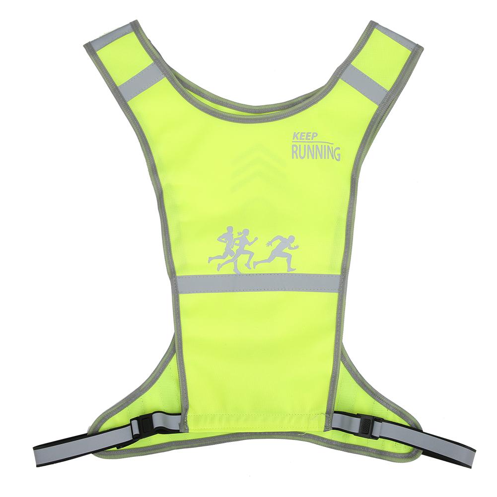Fdit LED Luminous Vest Summer Night Sports Running Cycling Reflective