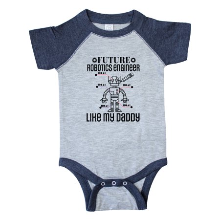 

Inktastic Future Robotics Engineer Like Daddy Gift Baby Boy or Baby Girl Bodysuit