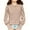 Khaki a2, variant on jobturf Girls Shirts Dressy Casual Ribbed Knit Puff Long Sleeve Tops Soft Comfy Lightweight Pullover Beach Vacation Spring Blouses Size 5-14 Years