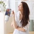 thumbnail image 6 of 40 Oz Car Handle Water Bottle Water Cup Water Bottle Water Jug Coffee Cup Travel Water Bottle Colorful Raindrop Leopards, 6 of 8