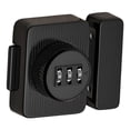 thumbnail image 3 of Cerradura de combinación para puerta, pestillo de seguridad para armario, cerradura con contraseña y cerrojo giratorio Negro, 3 of 7