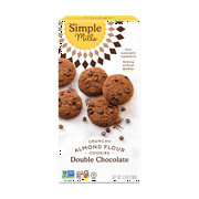 Simple Mills Crunchy Almond Flour Cookies, Double Chocolate, Gluten-Free, 5.5 oz