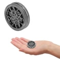 thumbnail image 1 of Haptic Coin Hollow Hub Pattern Portable  Anxiety Stress Relief Push Slider Toy with Storage Bag for Adults, 1 of 7