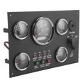 thumbnail image 3 of Combination Meter, Stainless Steel Red Backlight Nickel-plated Plastic Reliable Engine Speed Meter, For Engines Generator Sets, 3 of 8