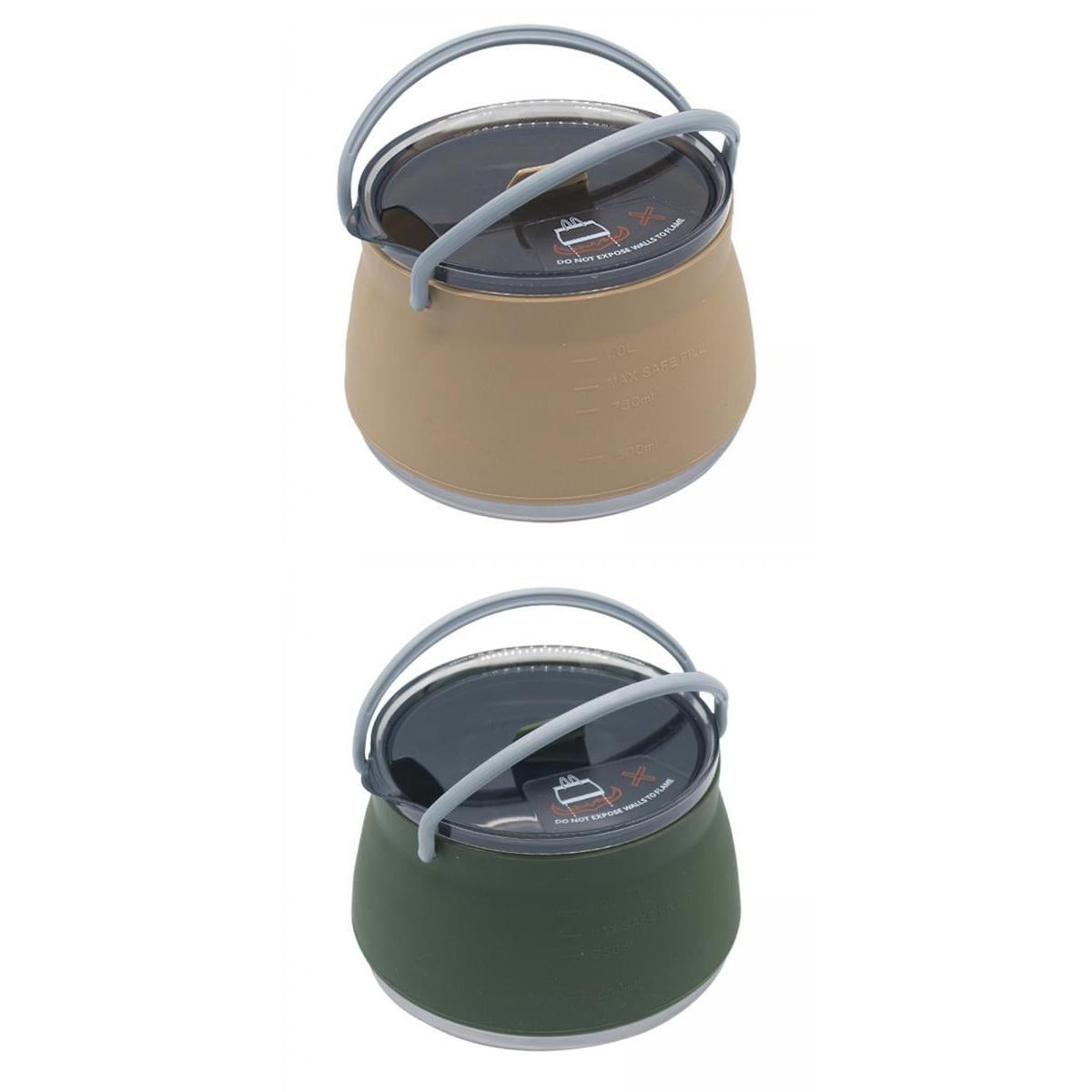 Outdoor Kettle,Outdoor Camping Kettle Collapsible Cooking Pot,Folding ...