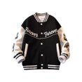 thumbnail image 2 of Chaqueta de niño, abrigo de primavera y otoño, ropa de béisbol de moda para bebés pequeños y guapos, tops de primavera, 2 of 5