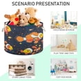 thumbnail image 5 of BZSMCE Decorative Storage Open Bins 20x14in In Clownfish Dark Motif Printed, 5 of 6