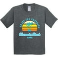 thumbnail image 3 of Inktastic Summer Enjoy the Sunshine Clearwater Beach Florida in Blue Youth T-Shirt, 3 of 5