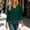 Green Pullover V Neck Knit Sweater a1, variant on Biaocheng Women's 100% Cotton V Neck Knit Sweater Long Sleeve Solid Color Lightweight Casual Pullover Top,Green XL