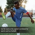 thumbnail image 2 of MasteelfCA 2 Pcs Brassards de Capitaine Professionnels Multi-Fonctions Brassards de Soccer Portables, 2 of 7