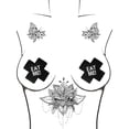thumbnail image 5 of 9 pares de cubiertas para pezones, cubiertas para pezones sexys desechables con palabras cruzadas para mujer - 8 CM, 5 of 5