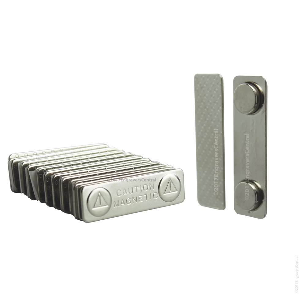 Magnetic Name Tag, Badge or Pass Holder Magnets - with Premium Strength Magnets and Adhesive