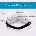 thumbnail image 5 of JINCBY Clearance,Magnetic Therapys Eye Mask With Vibration & Pulses Massage 22 Magnets 9-Mode Automatic Cycle Timing Rechargeable Reduce Eye Dark Circles Improve Sleep Gift for Women, 5 of 7