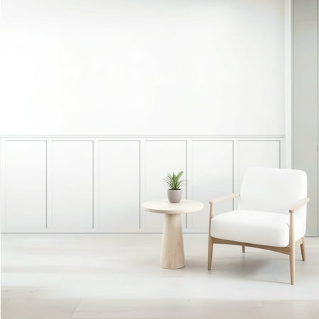 Art3d Premade Wainscoting Panel Kit, White Primed Board & Batten Wall Décor,Paintable Polystyrene Molding Trim for Accent Wall for Living Room, Bedroom & Kitchen