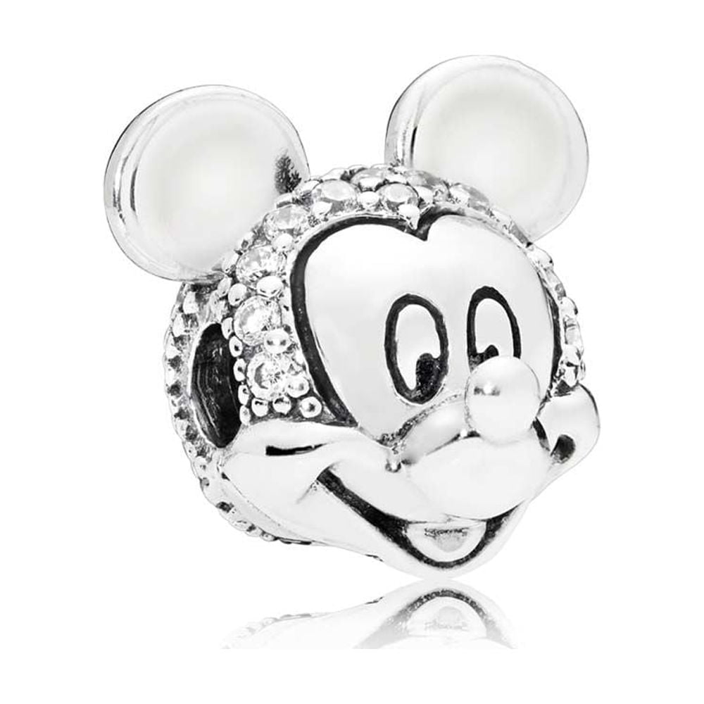 PANDORA Disney Shimmering Mickey Portrait Clip - Walmart.com
