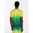 thumbnail image 3 of Athletic Works Men's and Big Men's Ombre Mesh Tee, Sizes XS-4XLT, 3 of 5